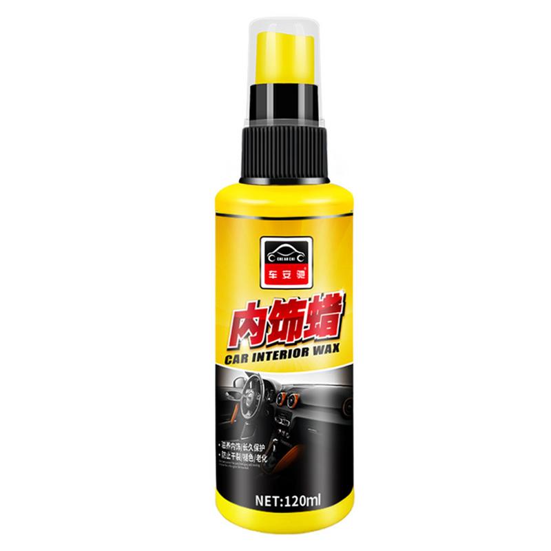 120mL Car Wax Auto Interior  Dashboard Leather Trim Seat Maintenance