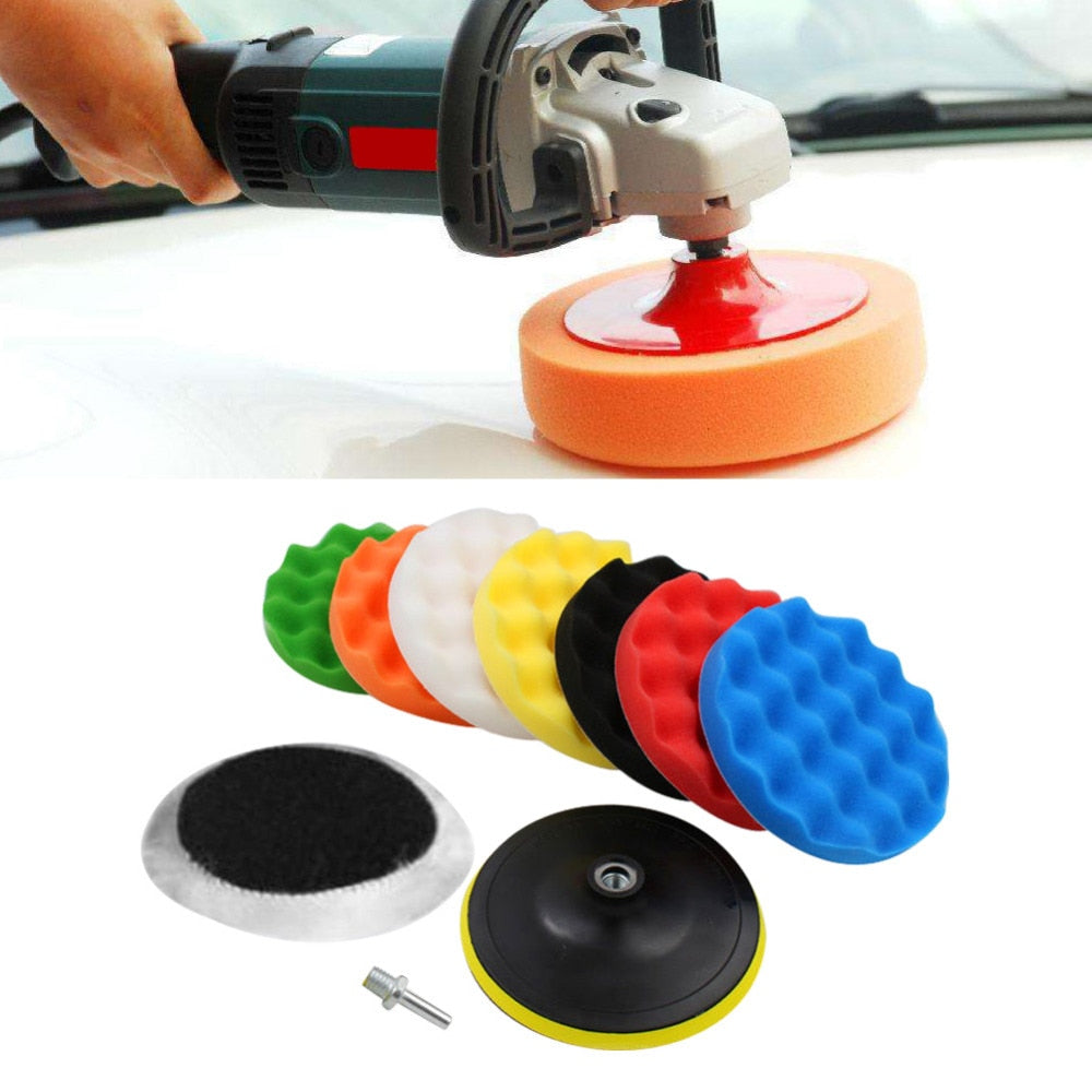 10 pcs Car Sponge Polishing Pad Set