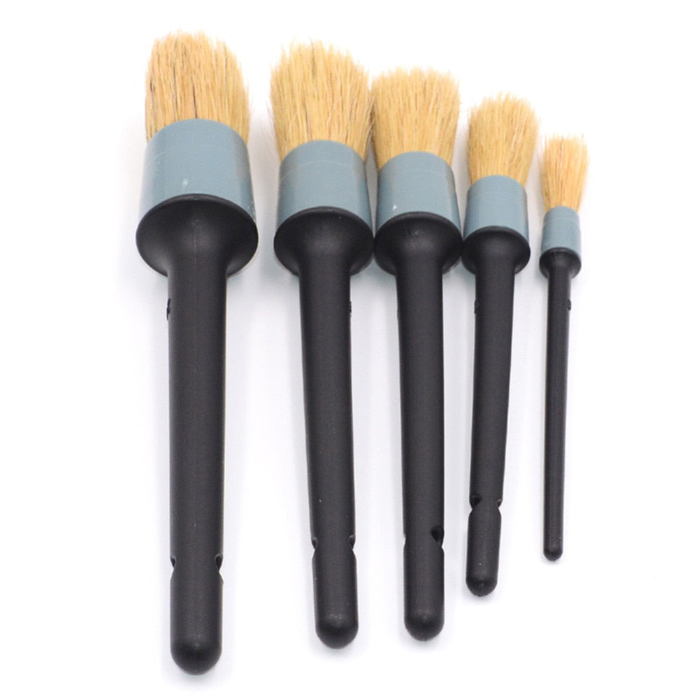 5PCS Car Brushes For Interior Detailing