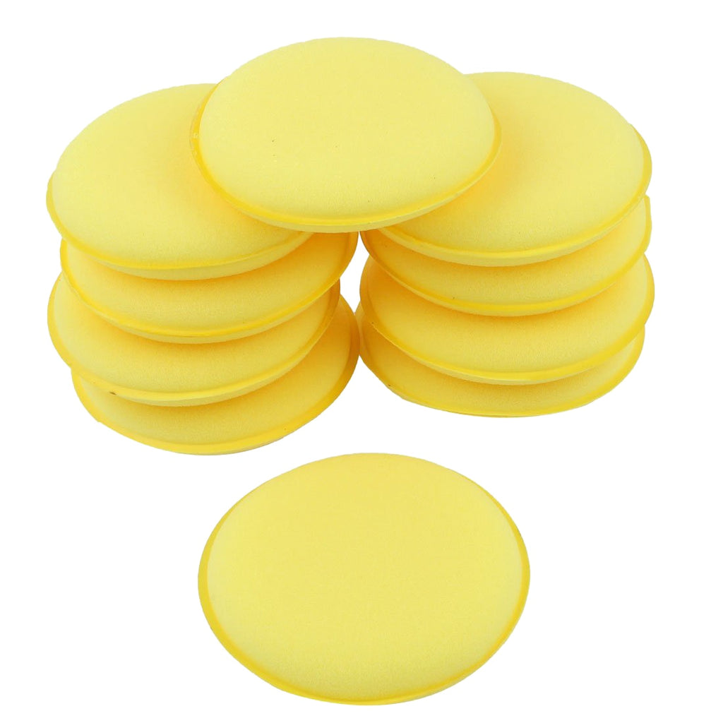 10 Pcs/ 4 inch Sponge Wax Applicator Pads