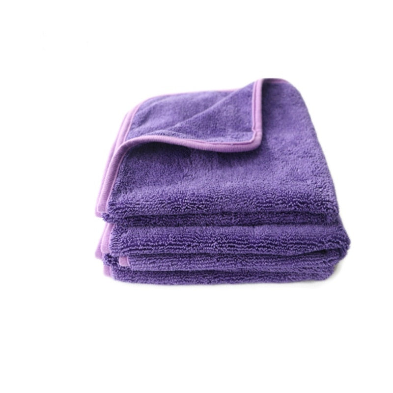 40*40CM Plush Microfiber Car Cleaning  Microfibre Wax Polishing